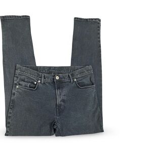 Men's Denim Straight Jeans in black